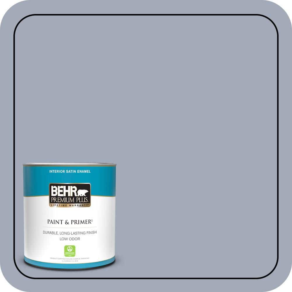 1 qt. #610F-5 Ridge View Satin Enamel Low Odor Interior Paint & Primer price history on PriceWatchPro