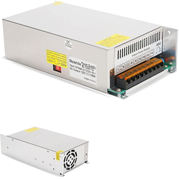 YICHUHAOXI 12V 100A 1200W DC Pipe Capacity Switching Power Supply Adapter AC-DC Transformer Converter 110V/220V