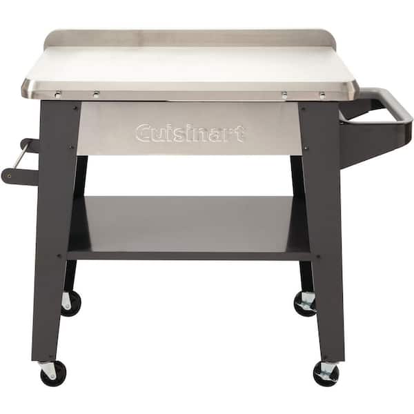 Cuisinart Outdoor Stainless Steel Grill Prep Table Cooking Accessory