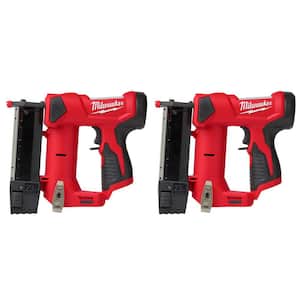 M12 12-Volt 23-Gauge Lithium-Ion Cordless Pin Nailer Tool-Only (2-Pack)