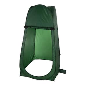 Outdoors Pop Up Changing Tent or Shower Stall with Carry Bag, Green