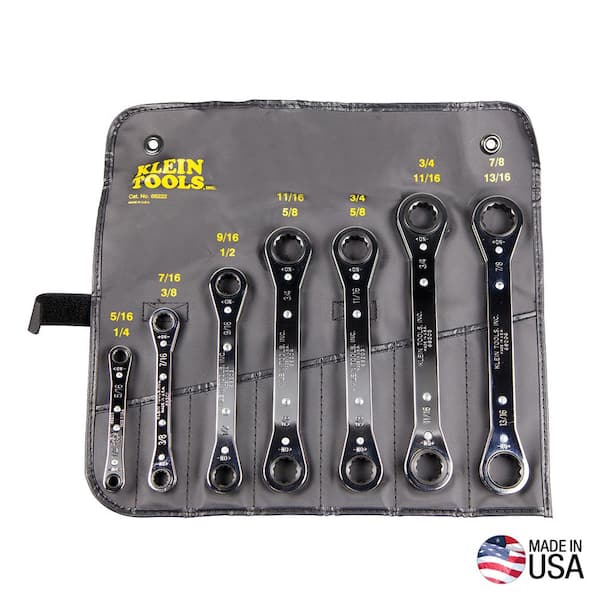 7-Piece Ratcheting Box Wrench Set