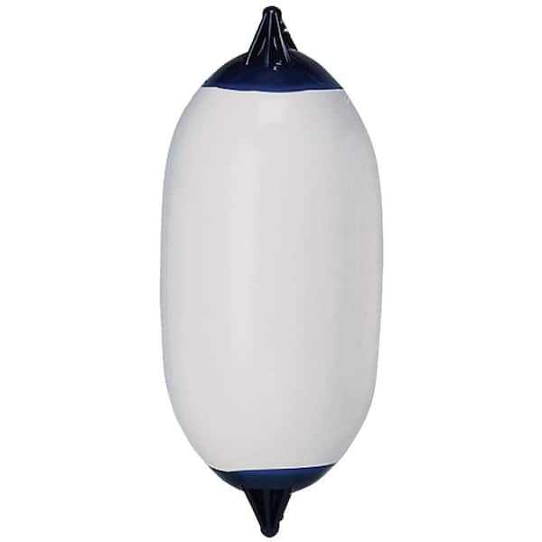 Polyform 12 in. x 30 in. F Series Twin Eye Fender - White