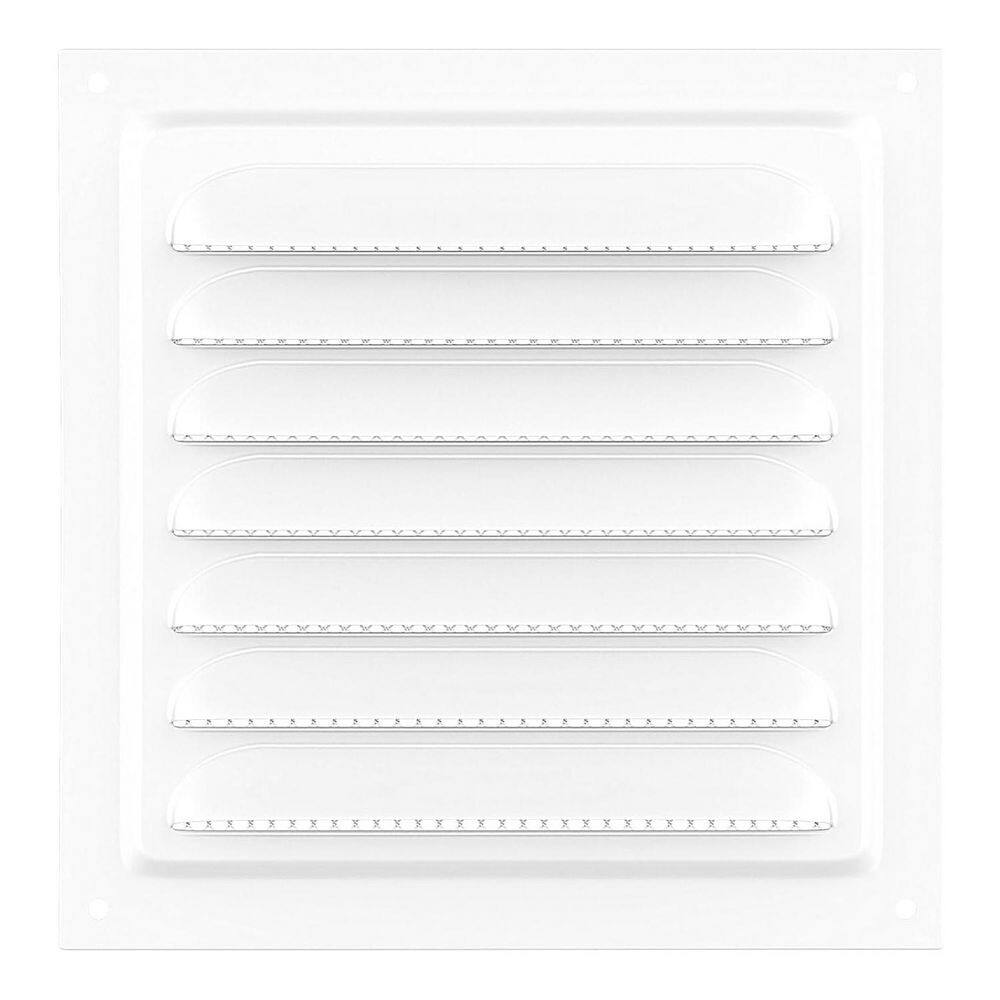 6 x 6 White Louvered Gable Vent Stainless Steel Anti-Mosquito Net Attic Ventilation Cover for Small Spaces price history on PriceWatchPro