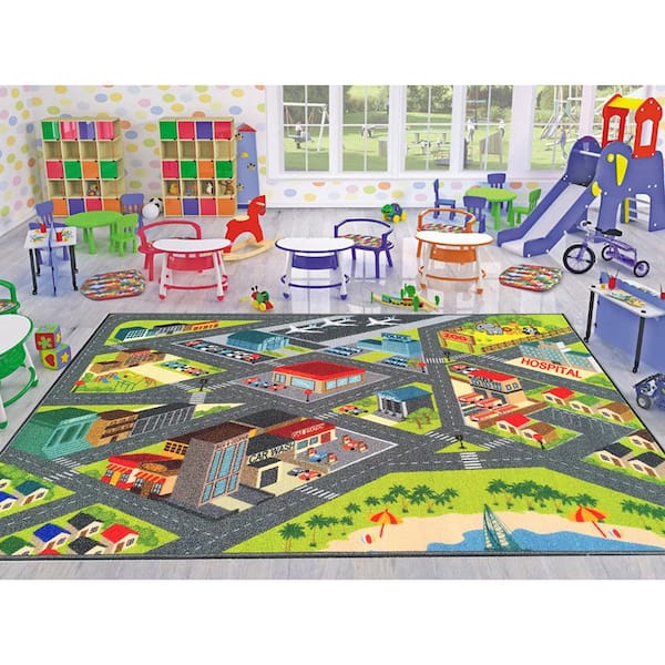 Hot Wheels City Town Center Play Set Gift Idea for Ages 4 to 8 Years,  Multicolor