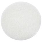 5 in. x 5 in. 1200 Grit Ultra Fine White Woven Pad with Velcro Back (10-Pack)