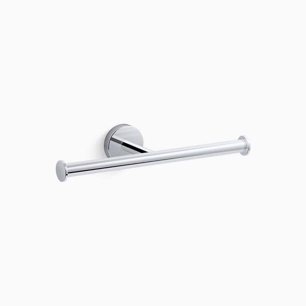 Polished Chrome Double Toilet Paper Holder