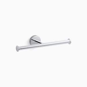 Elate Double Toilet Paper Holder in Polished Chrome