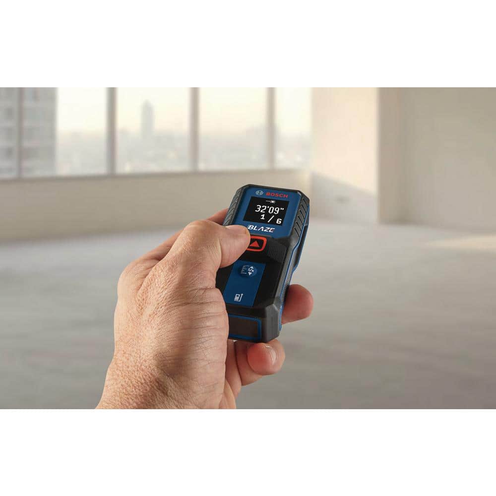 Blaze 100 Ft Black and Blue Digital Laser Measure