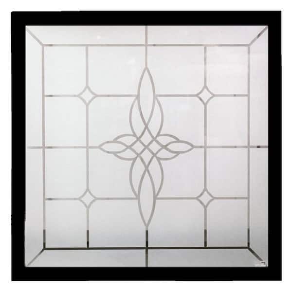 JELD-WEN 48 in. x 48 in. V-4500 Series Black Exterior/White
