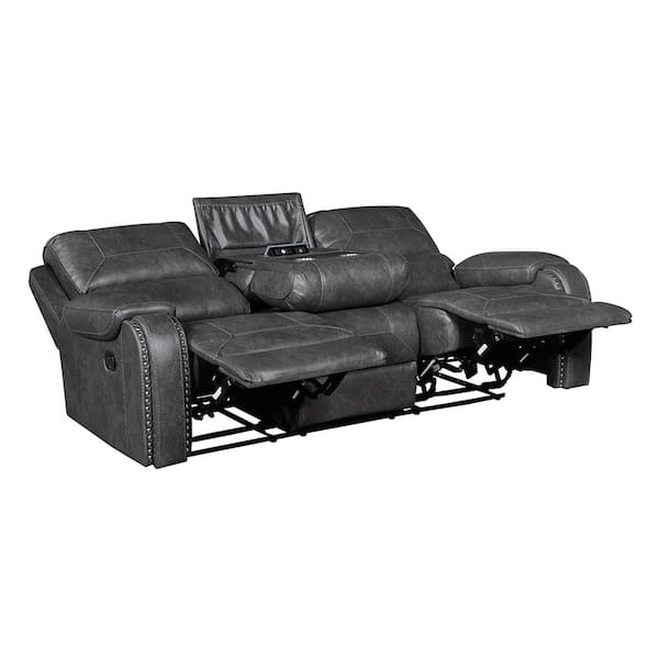 leonoah Klaussner Leon Queen Sofa Sleeper | Modern Leather Sofa Bed