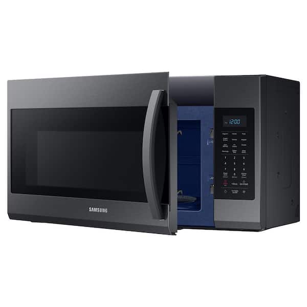 https://images.thdstatic.com/productImages/7f09f149-91fb-41f7-b0a7-b37e64c6a409/svn/fingerprint-resistant-black-stainless-steel-samsung-over-the-range-microwaves-me19r7041fg-a0_600.jpg