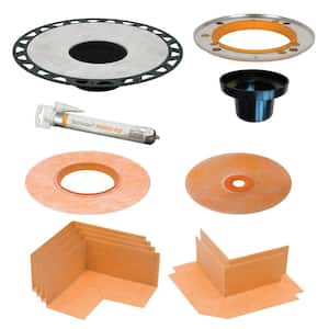 Kerdi-Drain 5-1/4 in. ABS Adaptor Kit