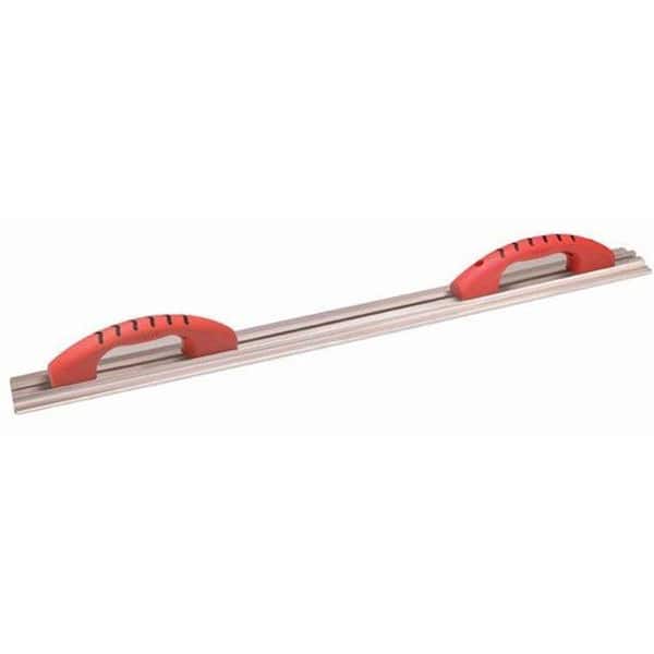 Kraft Tool Co. 36 in. x 3-1/4 in. Hand and Curb Magnesium Darby with 2-Handle