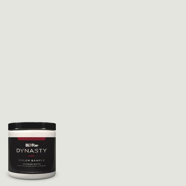 BEHR DYNASTY 8 oz. #BL-W12 Canyon Wind Matte Stain-Blocking Interior/Exterior Paint and Primer Sample