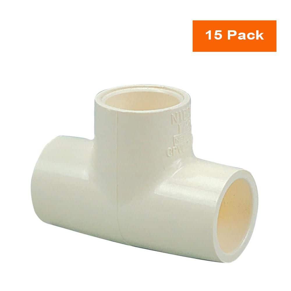 3/4 in. x 3/4 in. CPVC-CTS All Slip Tee Fitting Pro Pack (15-Pack) price history on PriceWatchPro