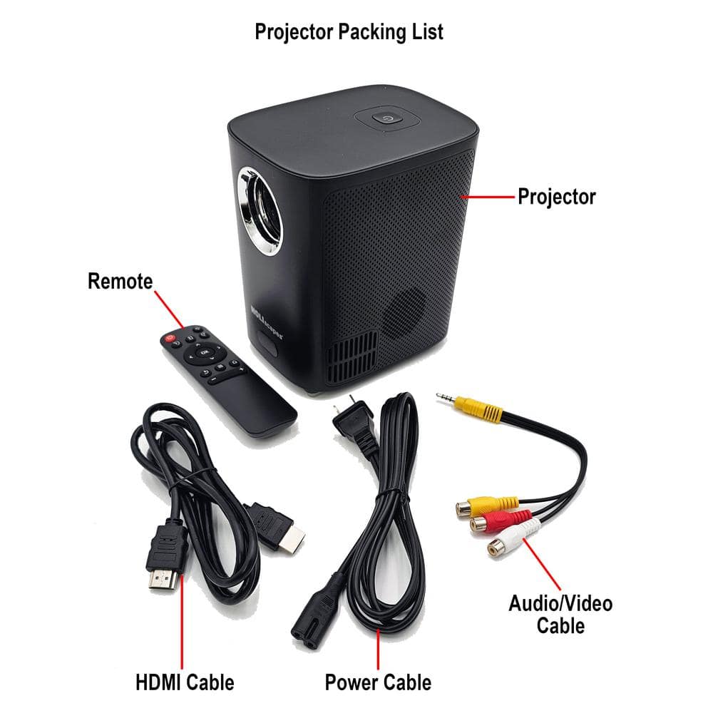 Holographic Gray Halloween Projection Kit with USB and Projector