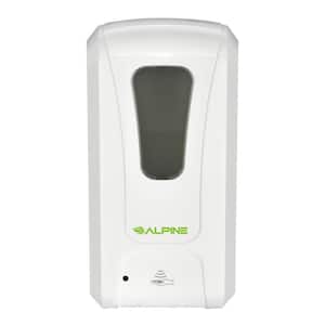 40 oz. Wall Mount Automatic Soap and Gel Hand Sanitizer Dispenser in White