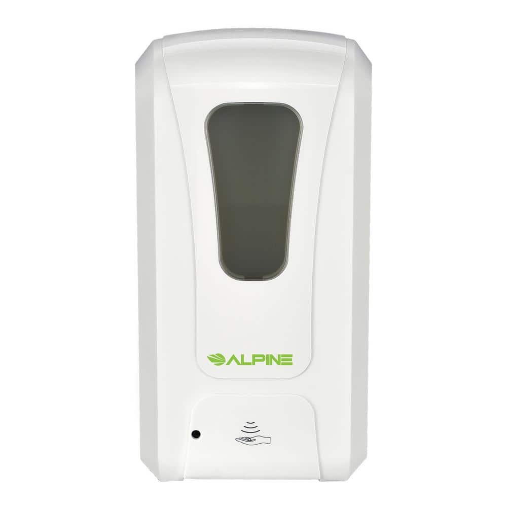 40 oz. Wall Mount Automatic Soap and Gel Hand Sanitizer Dispenser in White
