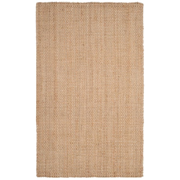 Natural Fiber Beige 4 ft. x 6 ft. Indoor Area Rug