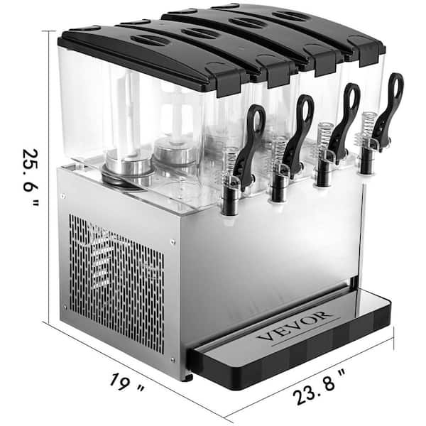 TechGelato™ Dispensador de Bebidas Frías Jugueras Modelo: LSJ 18L x 3 - 110V