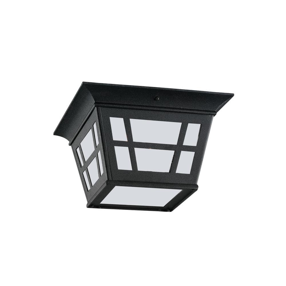 Herrington Black 2-Light Outdoor Flush Mount price history on PriceWatchPro