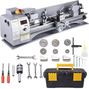 Metal Lathe 210 x 800 Mini Lathe Machine 2500 RPM Variable Speed Change 850W Precision Mini Lathe Metal Working Lathe