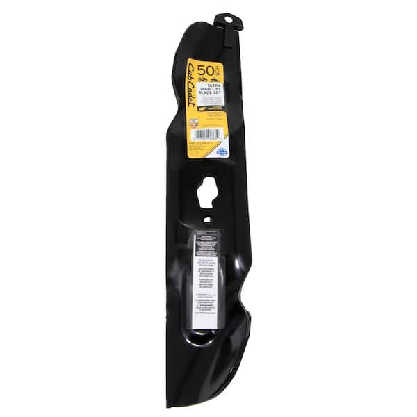 Cub Cadet Original Equipment High Lift Blade Set for Select 50 in. Riding Lawn Mowers with S-Shape Center OE# 742-05094, 742P05094