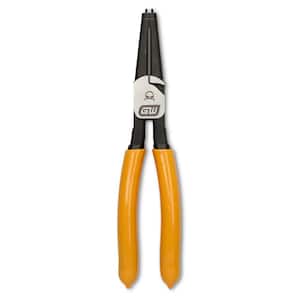 9 in. Straight Fixed Tip Internal Snap Ring Pliers (.09 in. Tip)