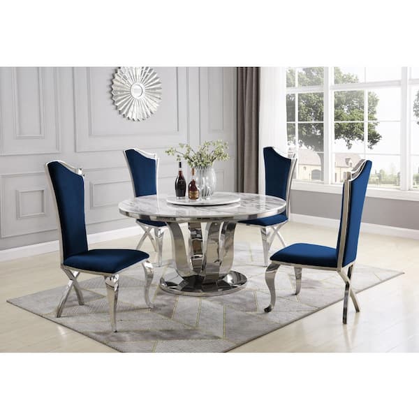 Dining table set with best sale lazy susan