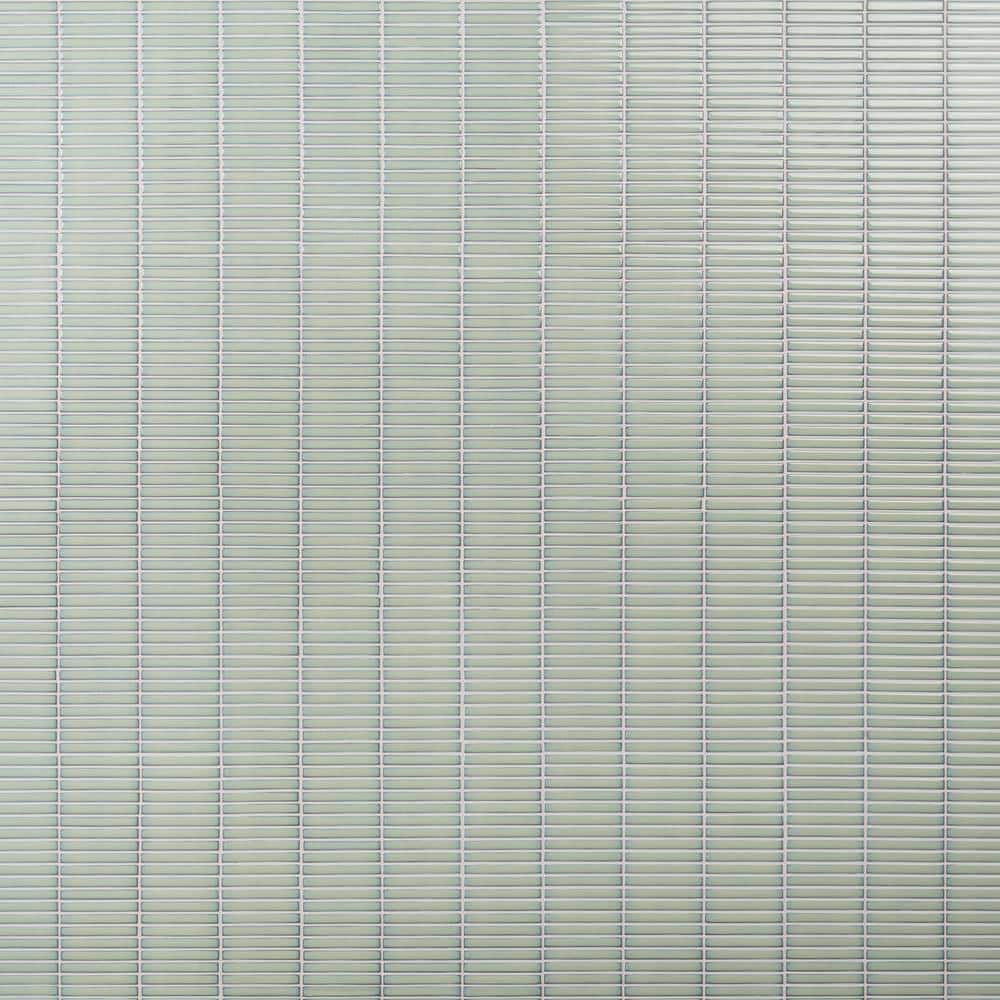 Mint Green Glossy Porcelain Mosaic Floor and Wall Tile