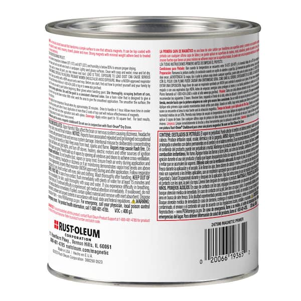 MAGNETIZE-IT! Magnetic Paint & Primer - High Standard Yield 32oz MIHYD-1547  - The Home Depot