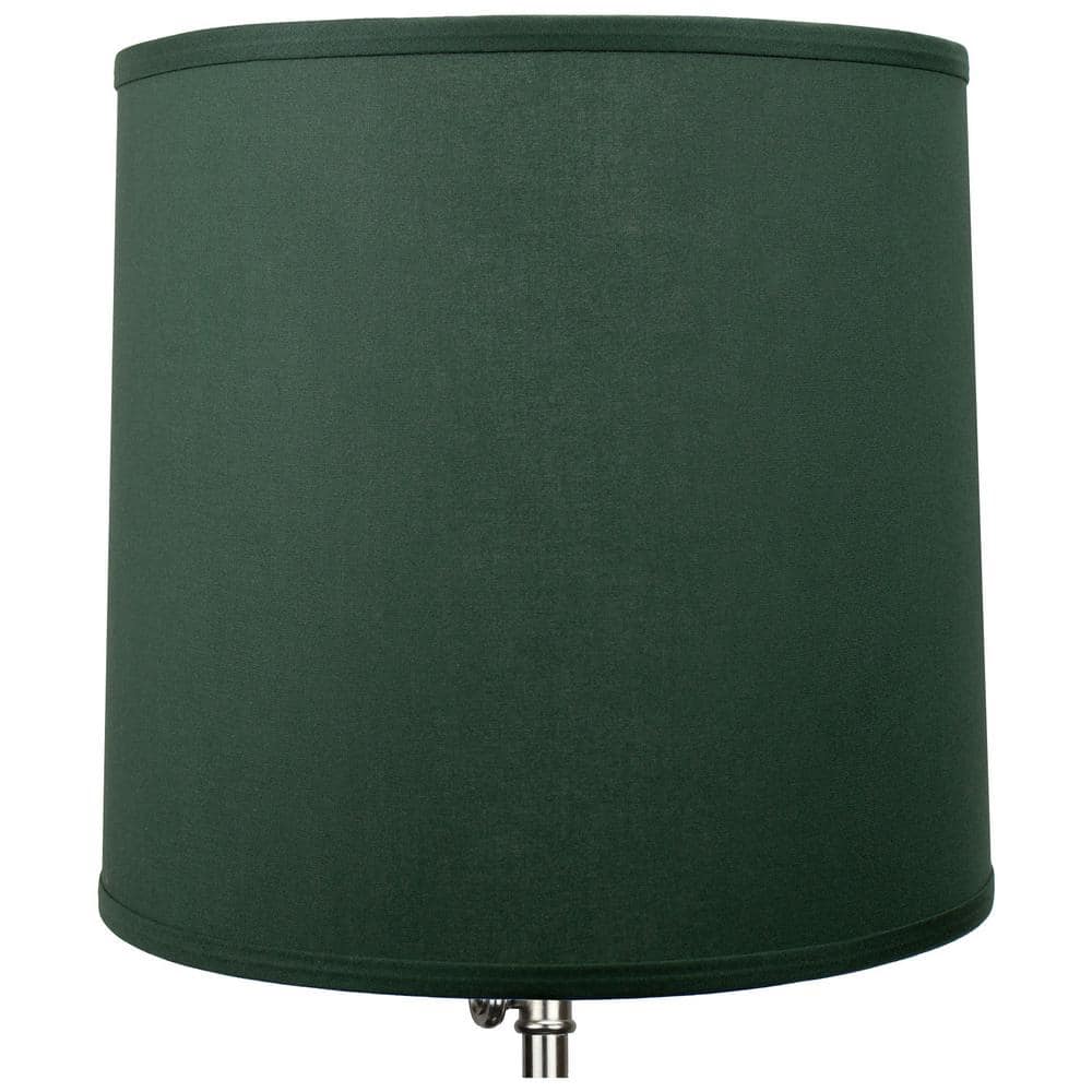Hunter Green Linen Round Table Lamp Shade 12" x 13"