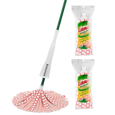 Libman Microfiber Wet Tornado Spin Mop and Bucket Floor Cleaning System  1283 - The Home Depot