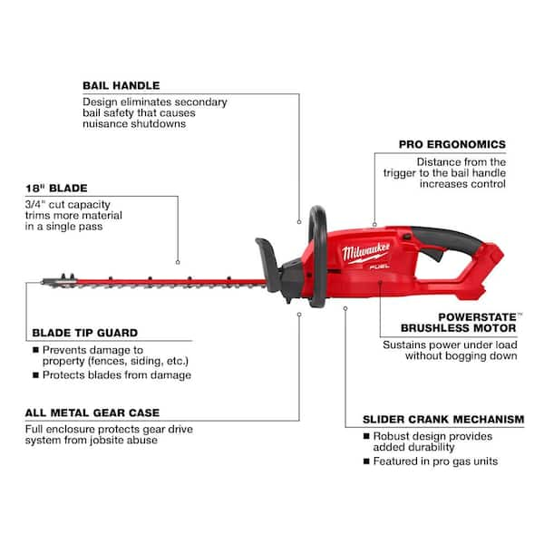 M18 FUEL 10 In. 18V Lithium-Ion Brushless Electric Cordless Pole