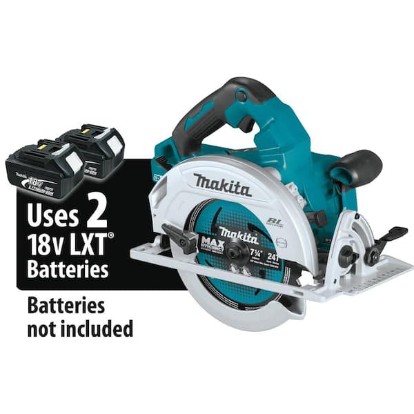 18V X2 LXT (36V) Brushless Cordless 7.25 in. Circular Saw (Tool-Only) w/7.25 in. Carbide-Tipped Saw Blade