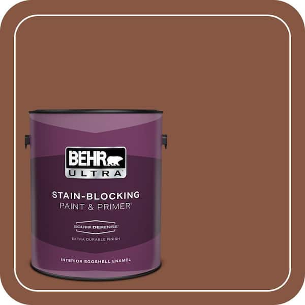 BEHR ULTRA 1 gal. #S210-7 October Leaves Extra Durable Eggshell Enamel Interior Paint & Primer