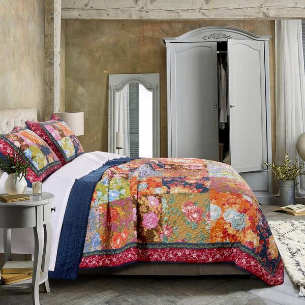 Barefoot Bungalow Desiree 3-Piece King Quilt Set