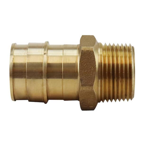 Apollo 3/4 in. Brass PEX-A Expansion Barb x 1/2 in. MNPT Male Adapter