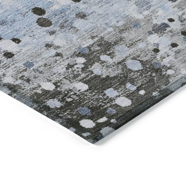 Chantille Machine Washable Indoor/Outdoor Abstract ACN2007 Sky 2 ft. x 3 ft. Accent Rug