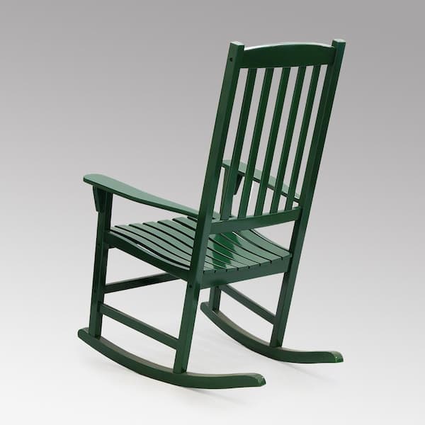 forest green rocking chair