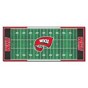 NCAA Western Kentucky University 2.5 ft. x 6 ft. Football Field Runner Rug