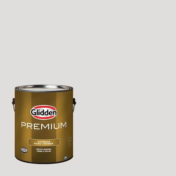 Glidden Premium 1 gal. PPG1003-1 Fall Chill Flat Exterior Latex Paint