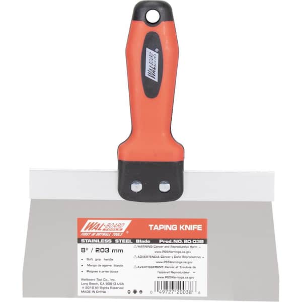 Wal-Board Tools 8 in. Stainless Steel Blade Taping Knife