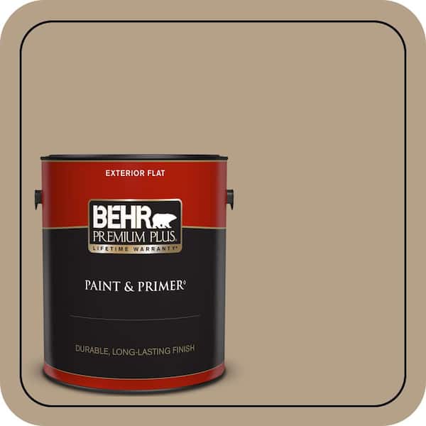 BEHR PREMIUM PLUS 1 gal. #MQ2-47 Midtown Flat Exterior Paint & Primer