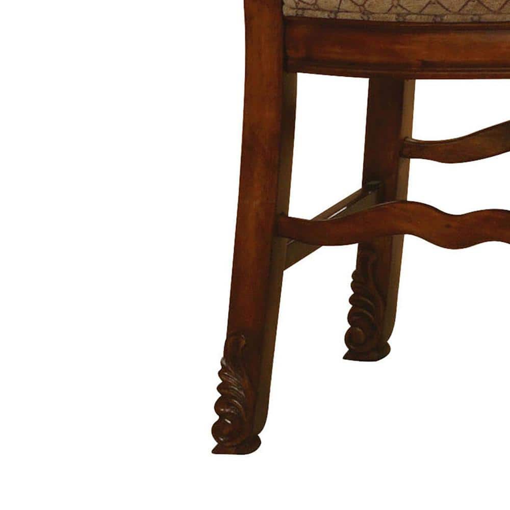Chateau De Ville Cherry Upholstered Counter Height Side Chair Set