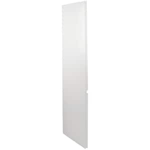 French Door Refrigeration Full Depth Left Side Panel Kit in Matte White