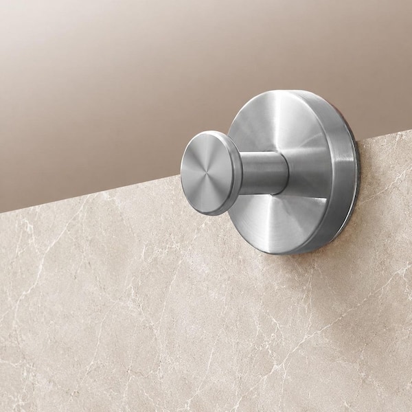 2-Pack Stainless Steel Suction Cup Hooks – Strong Shower Hooks For Towels & Coats, 304 Steel, Fits Glass, Mirror & Tile (Silver)