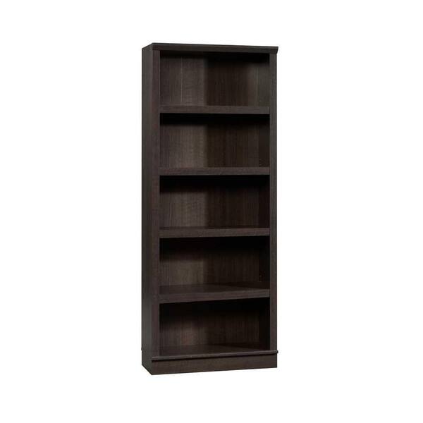 SAUDER HomePlus Collection Dakota Oak 5-Shelf Bookcase-DISCONTINUED