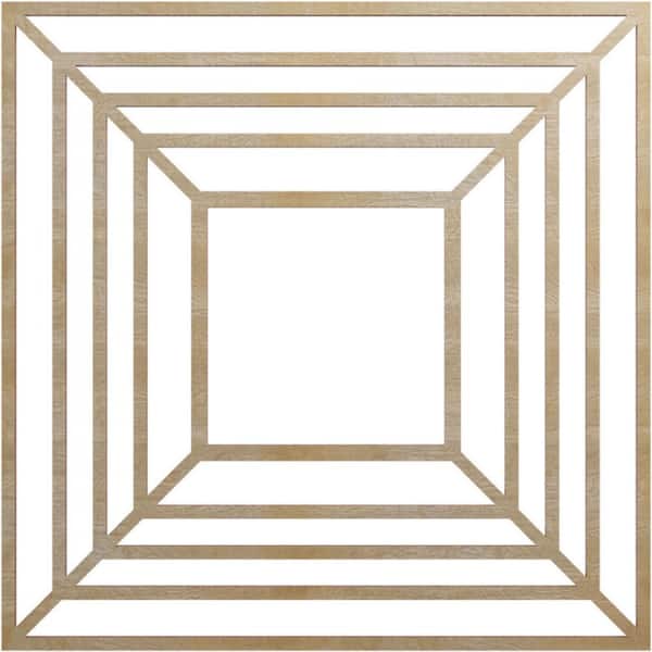 Ekena Millwork 0.25 in. x 8.125 in. x 22 in. Wood Medallion Moulding
